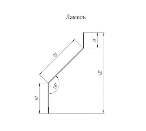 Ламель жалюзи Milan 0,45 Print Elite Chestnut Wood
