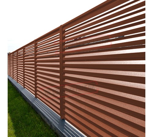 Ламель жалюзи Milan new 0,45 Drap RAL 8004 терракота
