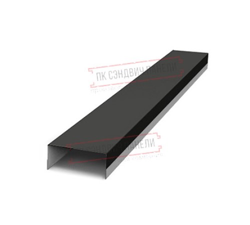 Крепежная планка верхняя Texas 0,45 Drap ST RAL 9005 черный
