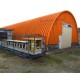 Профнастил H112ПГ-0.9, для бескаркасных ангаров, Полиэстер RAL 2004