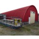 Профнастил H112ПГ-0.95, для бескаркасных ангаров, Полиэстер RAL 3003