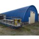 Профнастил H112ПГ-0.75, для бескаркасных ангаров, Полиэстер RAL 5005