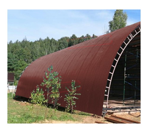 Профнастил НС35ПГ-0.5, Ширина-1100, Полиэстер RAL3009